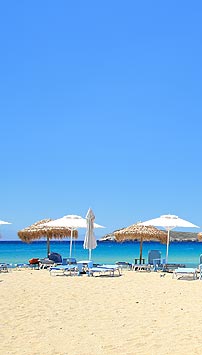Beach in Paros island